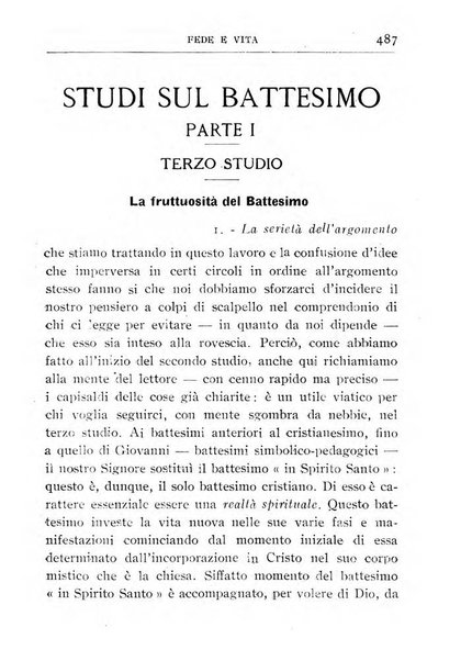 Fede e vita bollettino della Federazione italiana degli studenti per la cultura religiosa