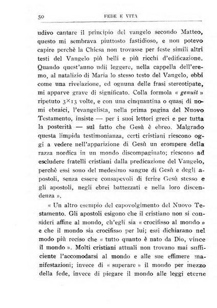 Fede e vita bollettino della Federazione italiana degli studenti per la cultura religiosa