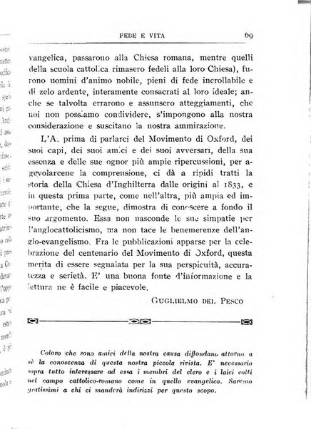 Fede e vita bollettino della Federazione italiana degli studenti per la cultura religiosa