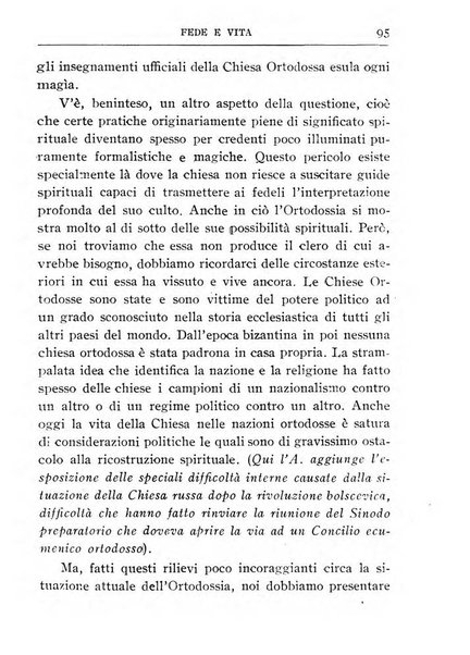 Fede e vita bollettino della Federazione italiana degli studenti per la cultura religiosa