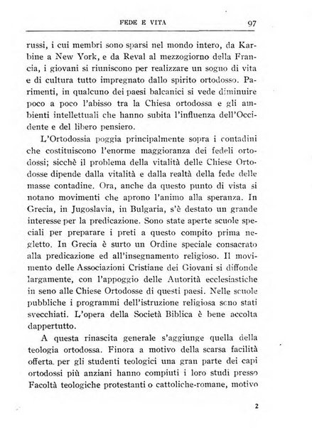 Fede e vita bollettino della Federazione italiana degli studenti per la cultura religiosa