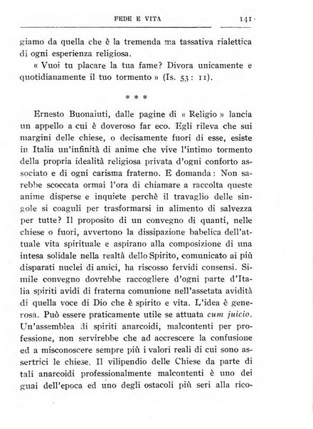 Fede e vita bollettino della Federazione italiana degli studenti per la cultura religiosa