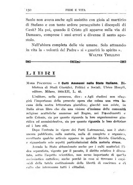 Fede e vita bollettino della Federazione italiana degli studenti per la cultura religiosa