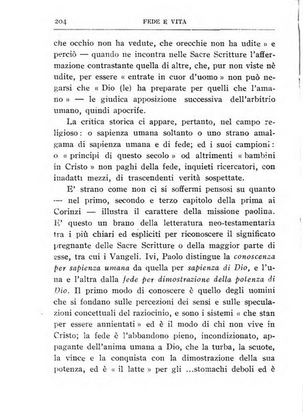 Fede e vita bollettino della Federazione italiana degli studenti per la cultura religiosa