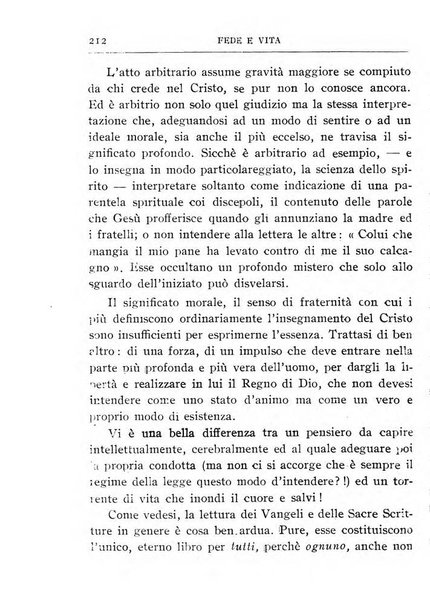 Fede e vita bollettino della Federazione italiana degli studenti per la cultura religiosa