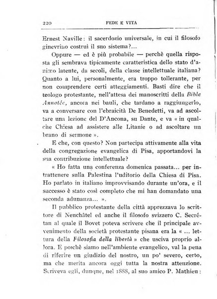 Fede e vita bollettino della Federazione italiana degli studenti per la cultura religiosa