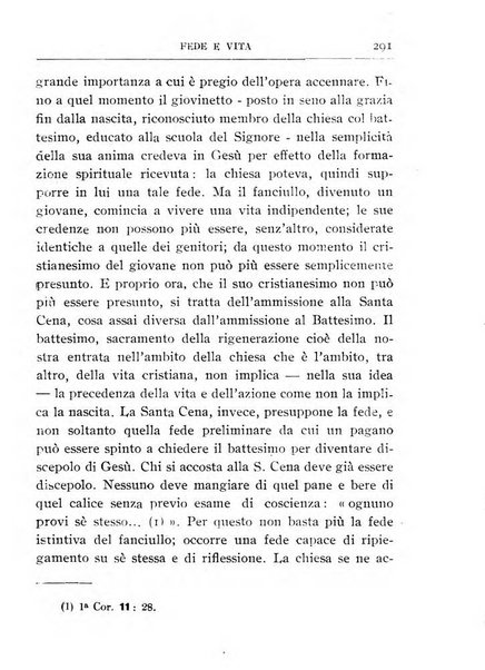 Fede e vita bollettino della Federazione italiana degli studenti per la cultura religiosa