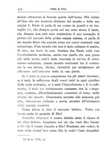 Fede e vita bollettino della Federazione italiana degli studenti per la cultura religiosa