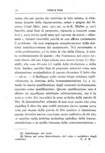 Fede e vita bollettino della Federazione italiana degli studenti per la cultura religiosa