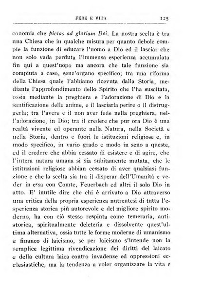 Fede e vita bollettino della Federazione italiana degli studenti per la cultura religiosa