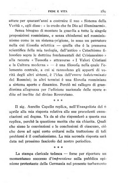 Fede e vita bollettino della Federazione italiana degli studenti per la cultura religiosa