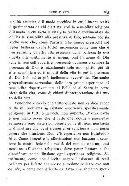 Fede e vita bollettino della Federazione italiana degli studenti per la cultura religiosa