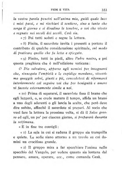 Fede e vita bollettino della Federazione italiana degli studenti per la cultura religiosa