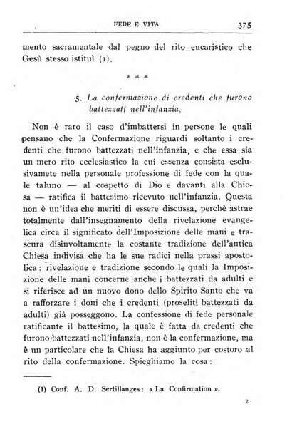 Fede e vita bollettino della Federazione italiana degli studenti per la cultura religiosa