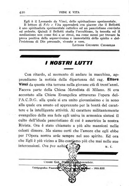 Fede e vita bollettino della Federazione italiana degli studenti per la cultura religiosa