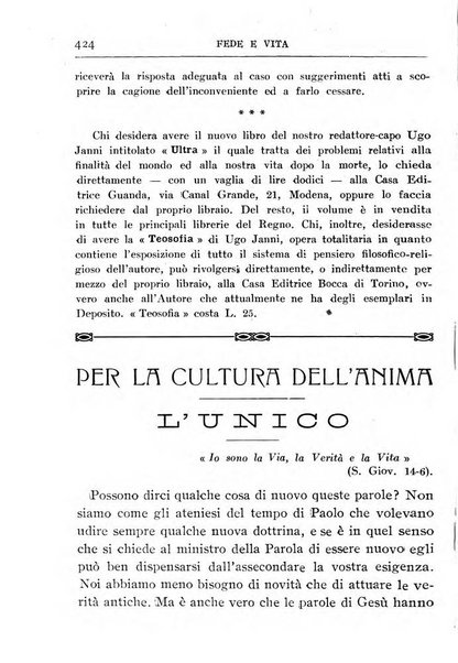 Fede e vita bollettino della Federazione italiana degli studenti per la cultura religiosa