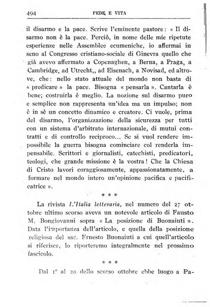 Fede e vita bollettino della Federazione italiana degli studenti per la cultura religiosa