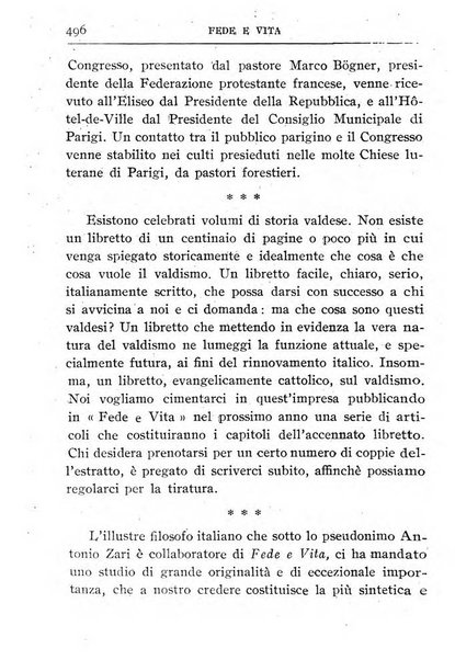 Fede e vita bollettino della Federazione italiana degli studenti per la cultura religiosa