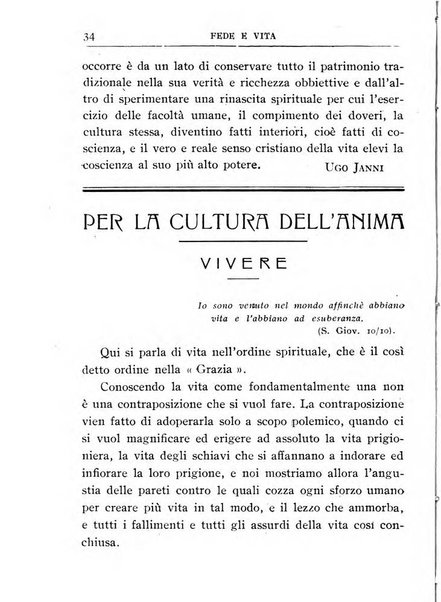 Fede e vita bollettino della Federazione italiana degli studenti per la cultura religiosa