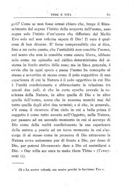 Fede e vita bollettino della Federazione italiana degli studenti per la cultura religiosa