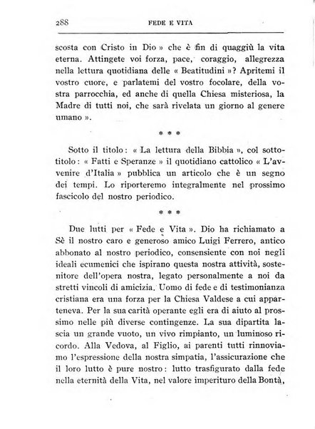 Fede e vita bollettino della Federazione italiana degli studenti per la cultura religiosa