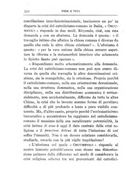 Fede e vita bollettino della Federazione italiana degli studenti per la cultura religiosa