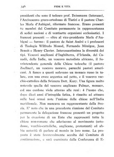 Fede e vita bollettino della Federazione italiana degli studenti per la cultura religiosa