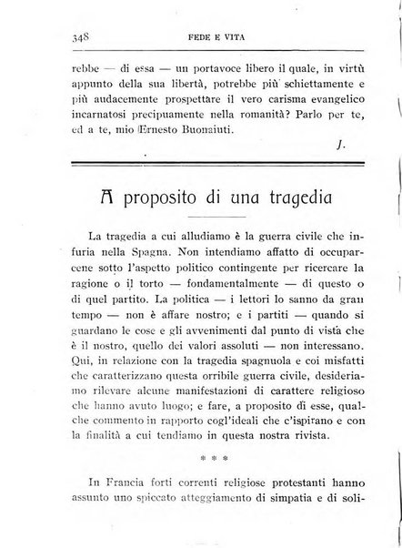 Fede e vita bollettino della Federazione italiana degli studenti per la cultura religiosa