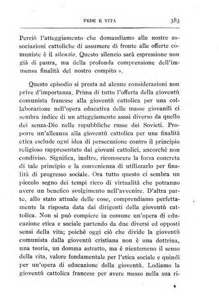 Fede e vita bollettino della Federazione italiana degli studenti per la cultura religiosa