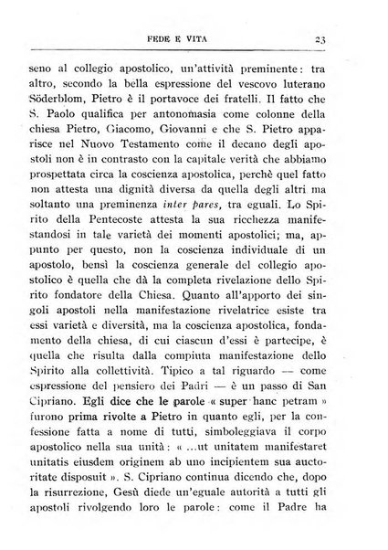 Fede e vita bollettino della Federazione italiana degli studenti per la cultura religiosa