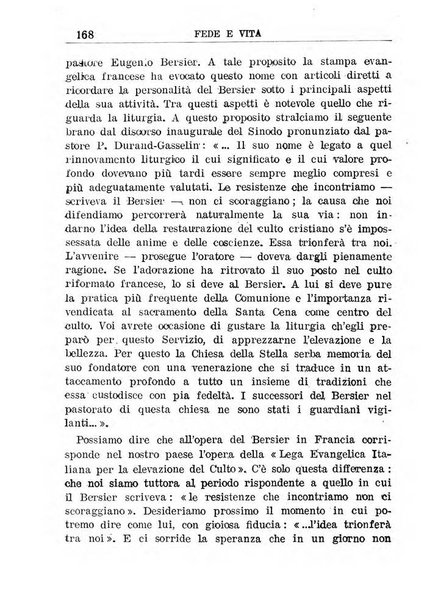 Fede e vita bollettino della Federazione italiana degli studenti per la cultura religiosa