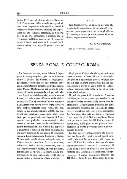 Fides rivista mensile della Pontificia opera per la preservazione della fede in Roma