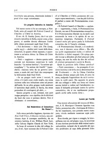 Fides rivista mensile della Pontificia opera per la preservazione della fede in Roma