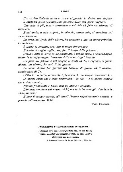 Fides rivista mensile della Pontificia opera per la preservazione della fede in Roma