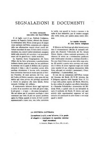 Fides rivista mensile della Pontificia opera per la preservazione della fede in Roma