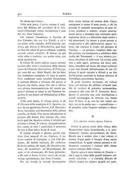 Fides rivista mensile della Pontificia opera per la preservazione della fede in Roma