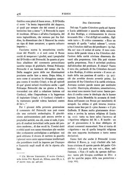 Fides rivista mensile della Pontificia opera per la preservazione della fede in Roma