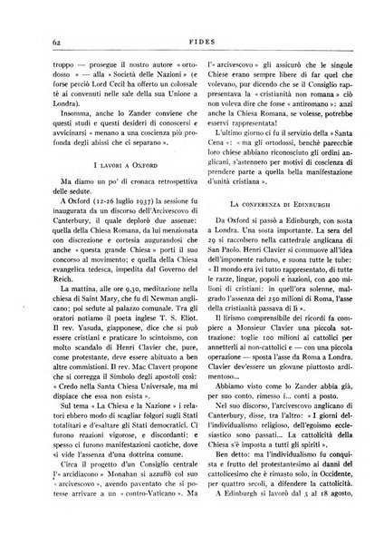 Fides rivista mensile della Pontificia opera per la preservazione della fede in Roma