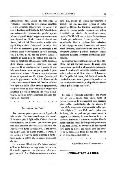 Fides rivista mensile della Pontificia opera per la preservazione della fede in Roma