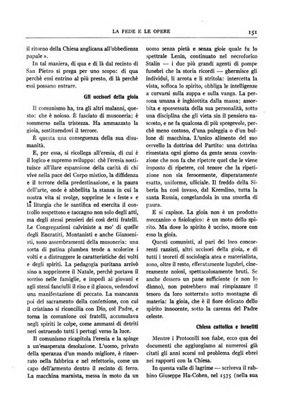 Fides rivista mensile della Pontificia opera per la preservazione della fede in Roma