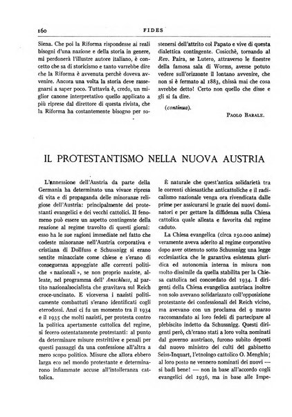 Fides rivista mensile della Pontificia opera per la preservazione della fede in Roma