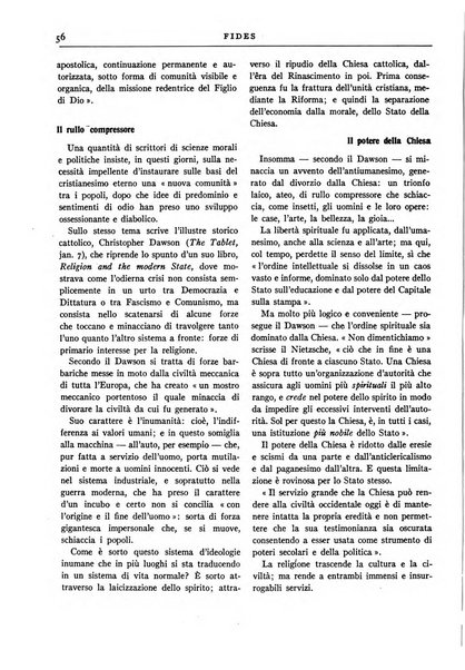 Fides rivista mensile della Pontificia opera per la preservazione della fede in Roma