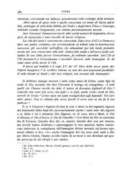 Fides rivista mensile della Pontificia opera per la preservazione della fede in Roma