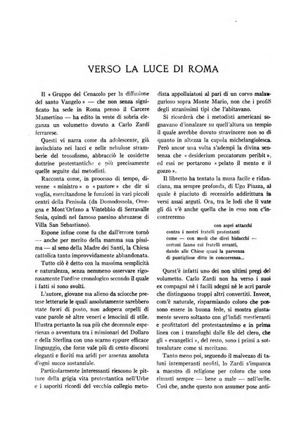 Fides rivista mensile della Pontificia opera per la preservazione della fede in Roma