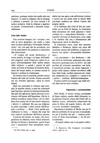 Fides rivista mensile della Pontificia opera per la preservazione della fede in Roma