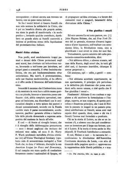 Fides rivista mensile della Pontificia opera per la preservazione della fede in Roma