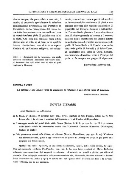 Fides rivista mensile della Pontificia opera per la preservazione della fede in Roma