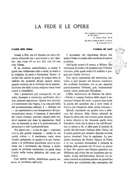 Fides rivista mensile della Pontificia opera per la preservazione della fede in Roma