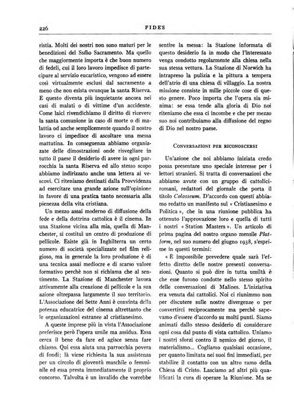 Fides rivista mensile della Pontificia opera per la preservazione della fede in Roma