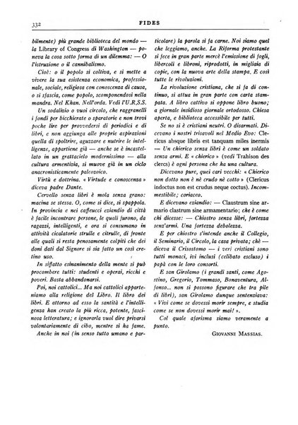 Fides rivista mensile della Pontificia opera per la preservazione della fede in Roma